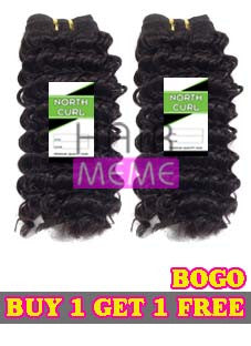 North Curl Human Hair Blend Deep Wave Weaving