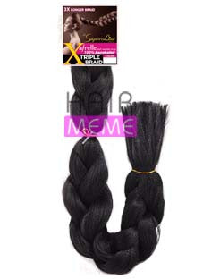 Superline Collection 100% Afrelle Kanekalon X Triple Braid 84inch