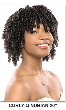 Superline Collection Curly Q Nubian 20"