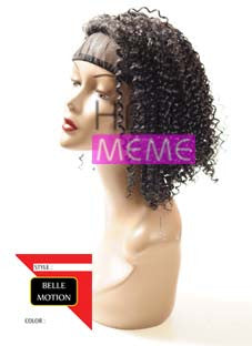 Belle Motion Synthetic Half Wig Girl Water Curl