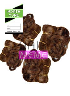 North Curl 100% Human Hair Pixie Round Curl 4pcs Weaving