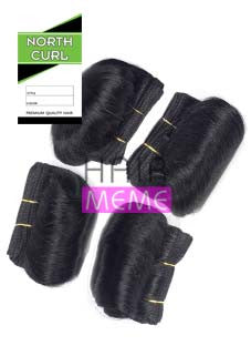 North Curl 100% Human Hair Pixie Feather 4pcs Weaving