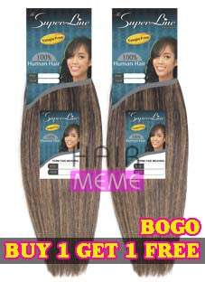 Superline Collection 100% Human Hair Perm Yaky Weave